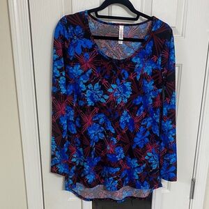 Like New - LulaRoe Lynnae Long Sleeve Top (S)